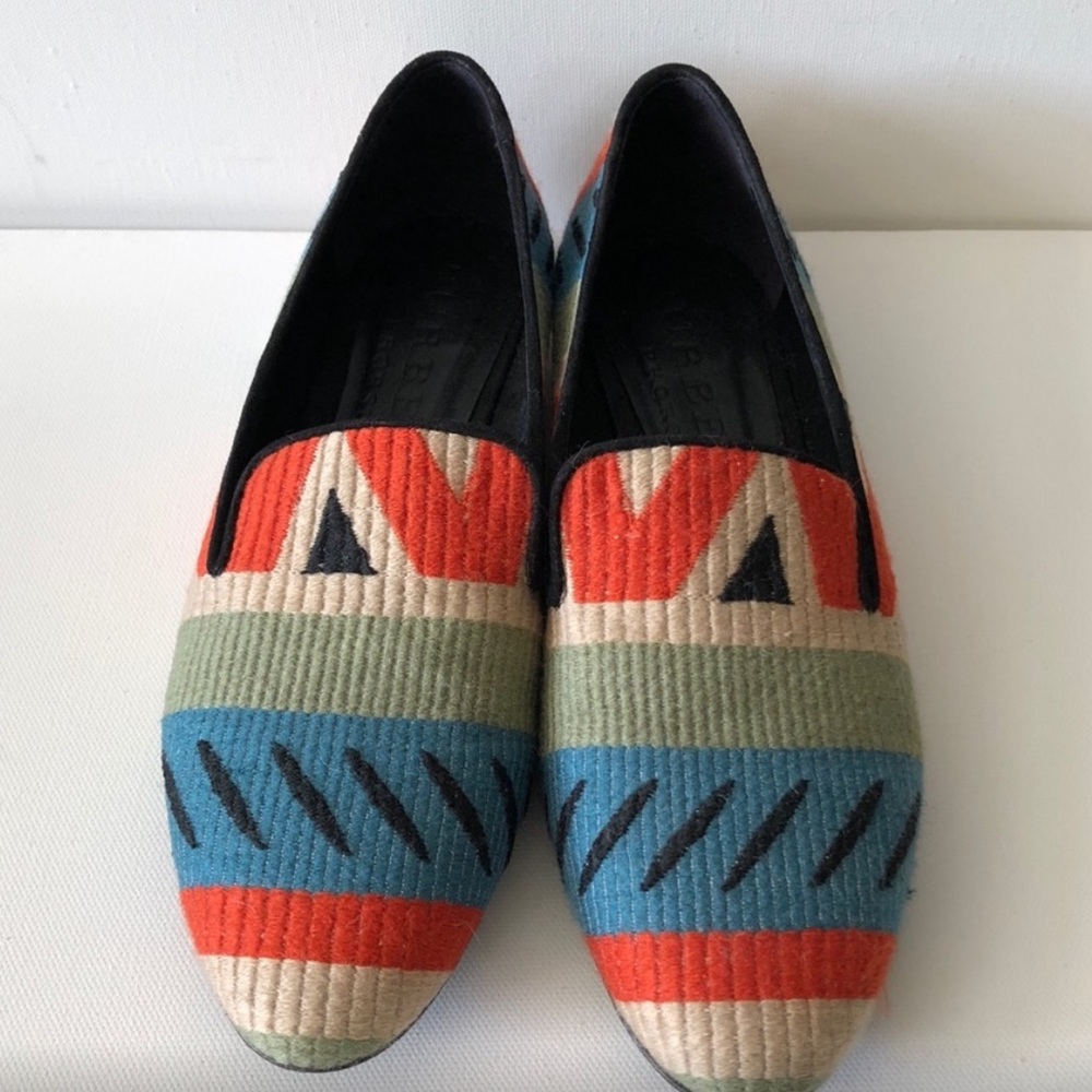 Burberry Multicolor Aztec Loafers - Picture 5 of 9